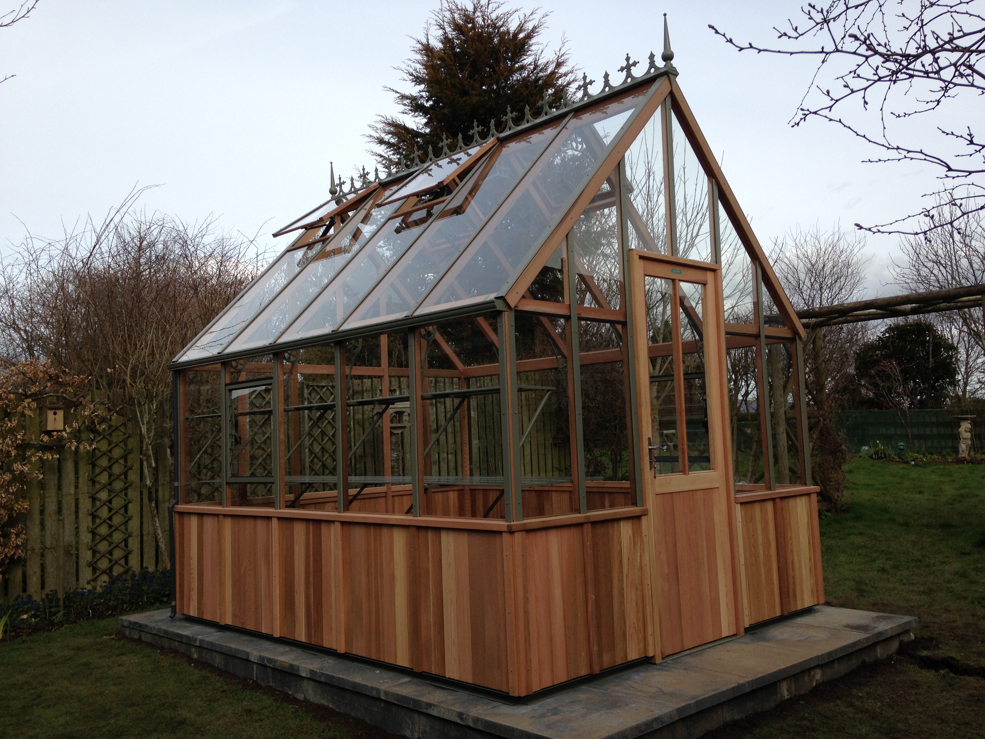 Wooden greenhouse